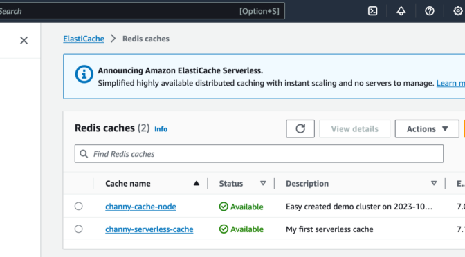 Amazon ElastiCache Serverless for Redis and Memcached is now available