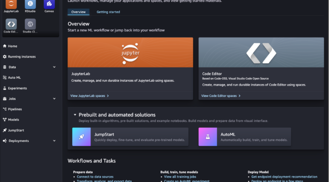 Amazon SageMaker Studio adds web-based interface, Code Editor, flexible workspaces, and streamlines user onboarding