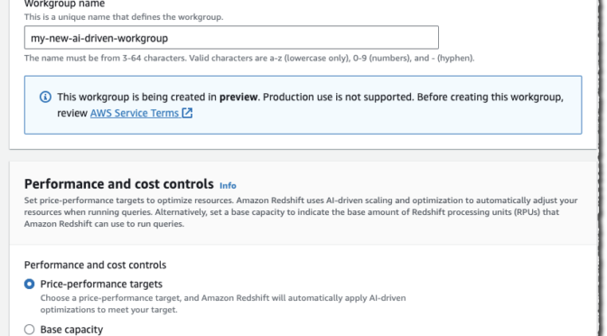 Amazon Redshift adds new AI capabilities, including Amazon Q, to boost efficiency and productivity