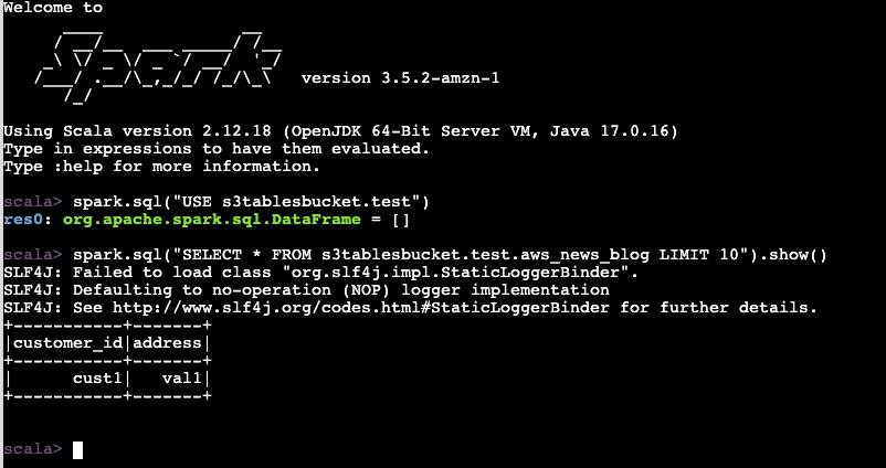 S3 Tables replication - destination table