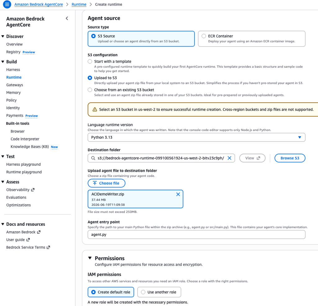 ACI Create Runtime 2
